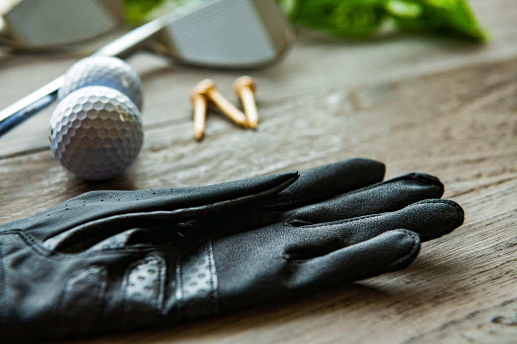 ゴルフ用の手袋